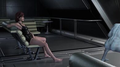 '"Sexy Spaceship Captain" - Mass Effect XXX Parody MILF Money Shot'