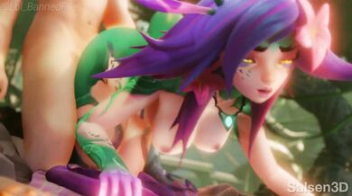 'Massive Monster Cocks Attack Neeko in League of Legends [Porn Compilation]'