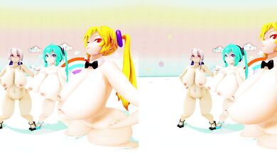 "Virtual Reality Experience with a Mixed-Reality Girlfriend."