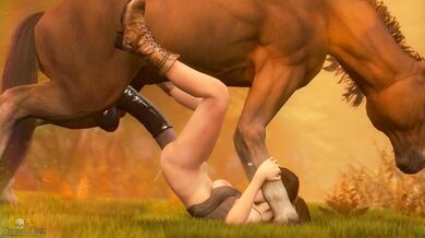"Lara X Horse [Ride 'Em]"
