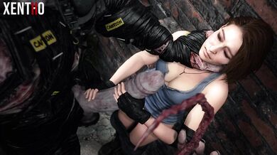"Jill tries to distract Nemesis in a new way with an old trick [Xentho]."