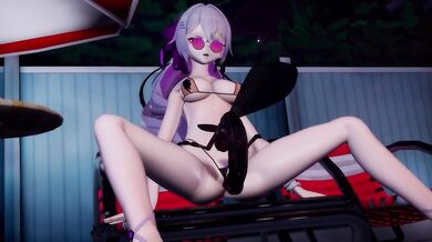 "Summer Heat: Kangxi & Bronya's Insect Poolside Adventure"