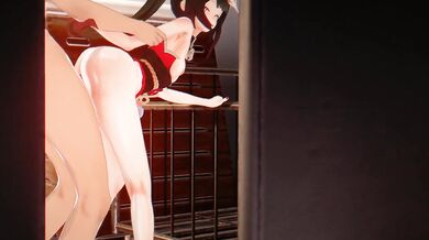 "MILF gets pounded by two young studs!"