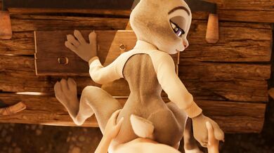 'Cumming On Judy's Wet Tongue While Fucking Over The Table'