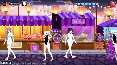 "Horny Night Market Vendors - Level 5"