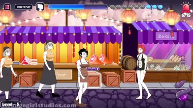 "Horny Night Market Vendors - Level 5"