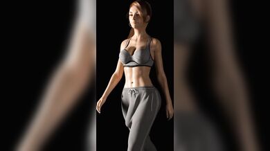 'Gina (futa 3d) - Getting undressed and then dressed to go to the gym - Edit [Serge3dx]'