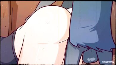 "Sexy Cosplay Maid Strips Naked And Sucks Cock In The Kitchen!"