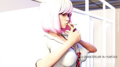 "Sexy Futa Schoolgirl's 3D Animation Sexual Adventures!"
