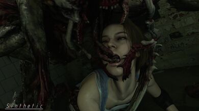 'Unholy F*cking: Deimos Drenches Jill Valentine with His Demonic Cum'