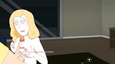 Beth's Night of Titfucking Morty Hentai Porn Video