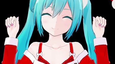 "Hatsune Miku and her Elf Friends Gift-Giving POV Blowjob"