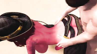 Ride me, Red! A man vs. Red Cowgirl erotic adventure.