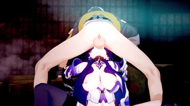 "The Hentai Express Train: A Naughty Ride on the Star Rail with Acheron and Honkai"