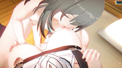 "Watch as Kafka and Stella get intimate over a delicious meal of chopsticks!"