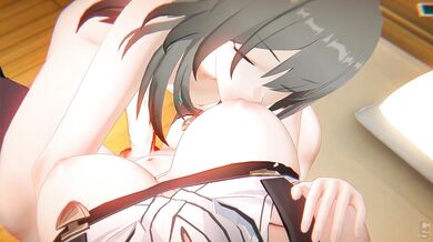 "Watch as Kafka and Stella get intimate over a delicious meal of chopsticks!"