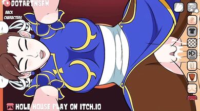 "Chun-Li's Ultra Doggy Style Creampie Drenches the Hole House"