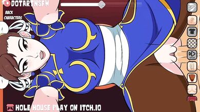 "Chun-Li's Ultra Doggy Style Creampie Drenches the Hole House"