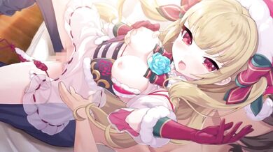 Happy Holidays with the Legendary Clover and Countess Elisabeth Bathory in a Christmas-themed Hentai Porn Video