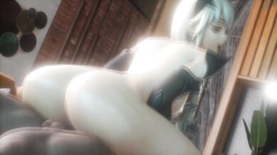 Watch Princess Lexa get pounded while riding on a giant cock!