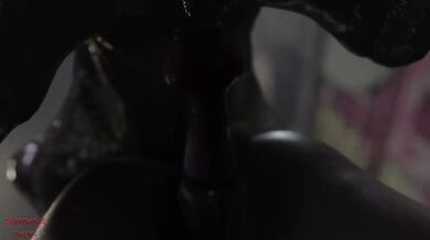 Rewriting it: "Superheroes & Villains go at it in an X-rated Gangbang"