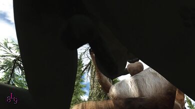 Rewritten as: 'Alpha Males Unite in Sensual Matings'