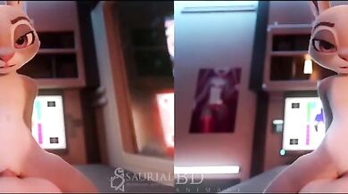 "Piggy Officer Judy Hopps Gets Fucked by Three Horny Men"