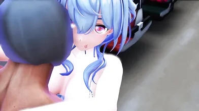 Pick up your favorite anime character and let them take you on a sexual adventure in "Ganyu and Doge7: The Hentai Journey".