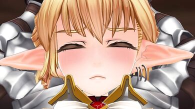 'A beautiful elf female knight is getting pounded from all angles in a first-person view [Fux] hentai video.'