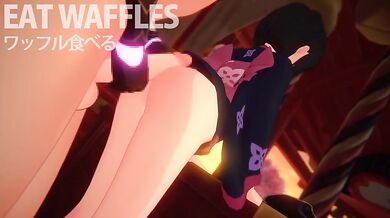 'Sexy Aether and Youko Beat Waffles'