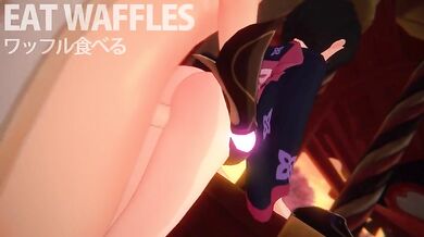'Sexy Aether and Youko Beat Waffles'