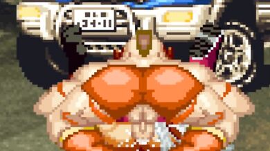 Wrestling on the bed, Zangief and Chris engage in a heated match that leads to a steamy finish.