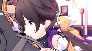 'Sushi-Obsessed Asian Ladyboy Deepthroats a Big Black Dildo while Watching Herself on Camera'