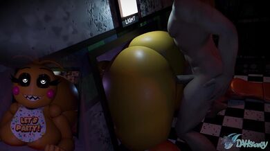 'Temptress of the Vents: Toy Chica's Trapped Desire'