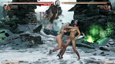 'Bloody Vengeance: Ryona Sex with Naked Kitana'