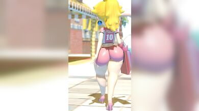 'Busty MILF Jojo Mingles with Peach in Del Fino (Peach Walk Strikers)'