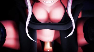 "Saddle up, cowboy! This silver-haired beauty is ready to ride you like a bucking bronco!"