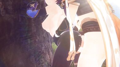 'Busty Mona Gets Fucked Against a Tree by Hoshi-kun, the Little Fox'