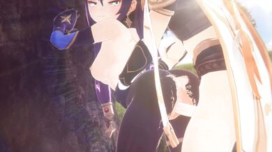 'Busty Mona Gets Fucked Against a Tree by Hoshi-kun, the Little Fox'