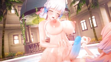 'Fantasy Sexcapade with Kokomi and Ayaka in HD Quality [4K] [Maritan]'