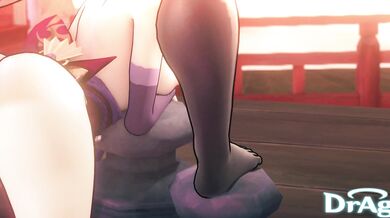 "Dragon Raiden Barefoot Anal - Hilichurl Alt"