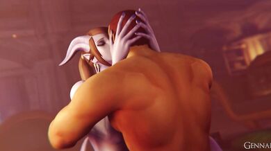 "The Futa Draenei and the Horny Male"