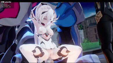 'Sexy Blonde Rides a Big Black Cock in the Ass'