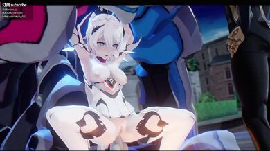 'Sexy Blonde Rides a Big Black Cock in the Ass'