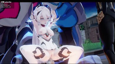 'Sexy Blonde Rides a Big Black Cock in the Ass'