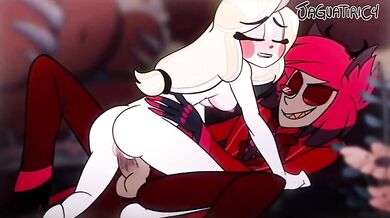 'Sexy Witch Alastor and her Cat, Charlie, Fucking with Jaguatiric4!'