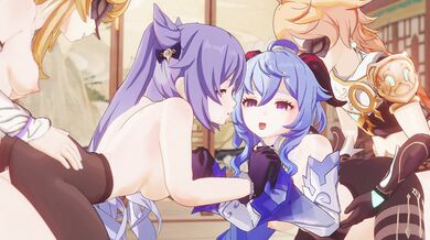 "4K Ultra HD Hentai Anime featuring Aline & Ganyu"