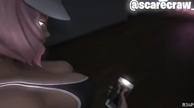 The sluts of Fortnite take on one another in an intense orgy, with the winner getting to choose their prize.