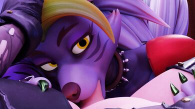 "Roxy's Wild Ride with Wigfitter: A Hentai Threesome Adventure!"