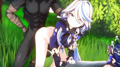 'Wife of the Landlord, Nymphomaniac with a Curvy Body, Loves to Fuck in Clothes and Her Orgasm Is Animated by Japanimation'